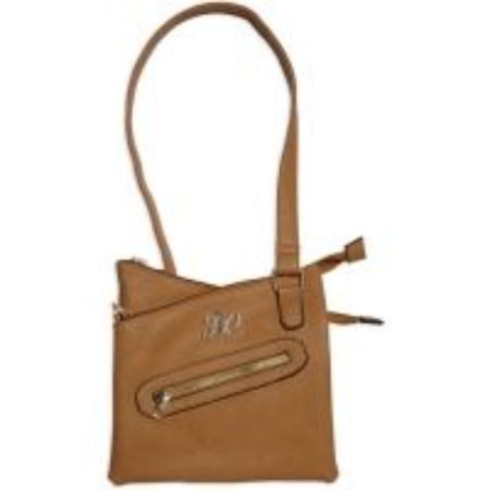 Bulldog Cases Bulldog Concealed Carry Purse Crossbody Small Tan BDP-032